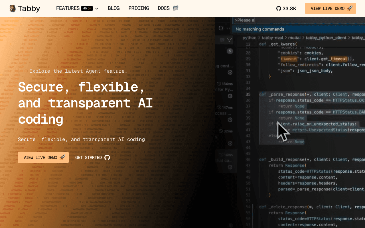 Tabby homepage