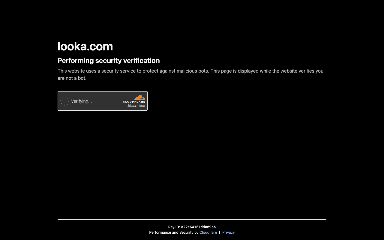 Looka homepage