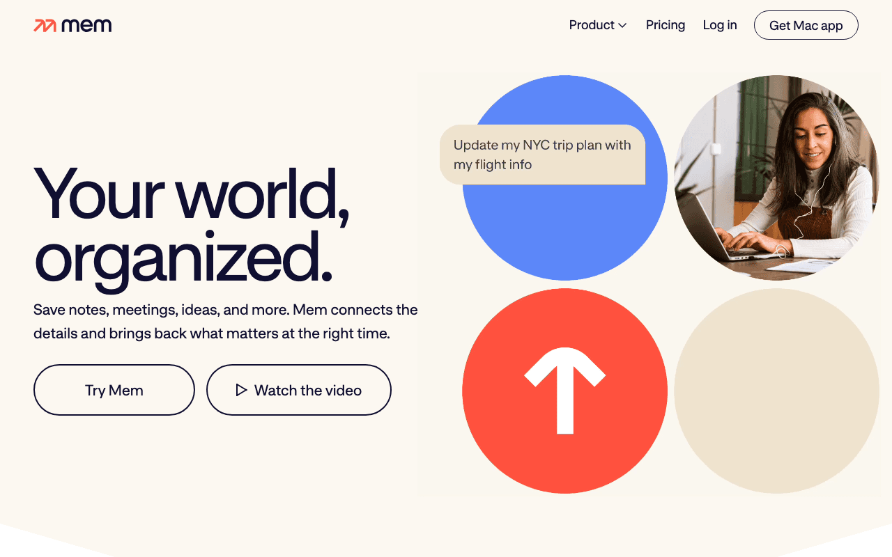Mem homepage